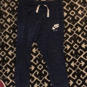 Blue nike joggers